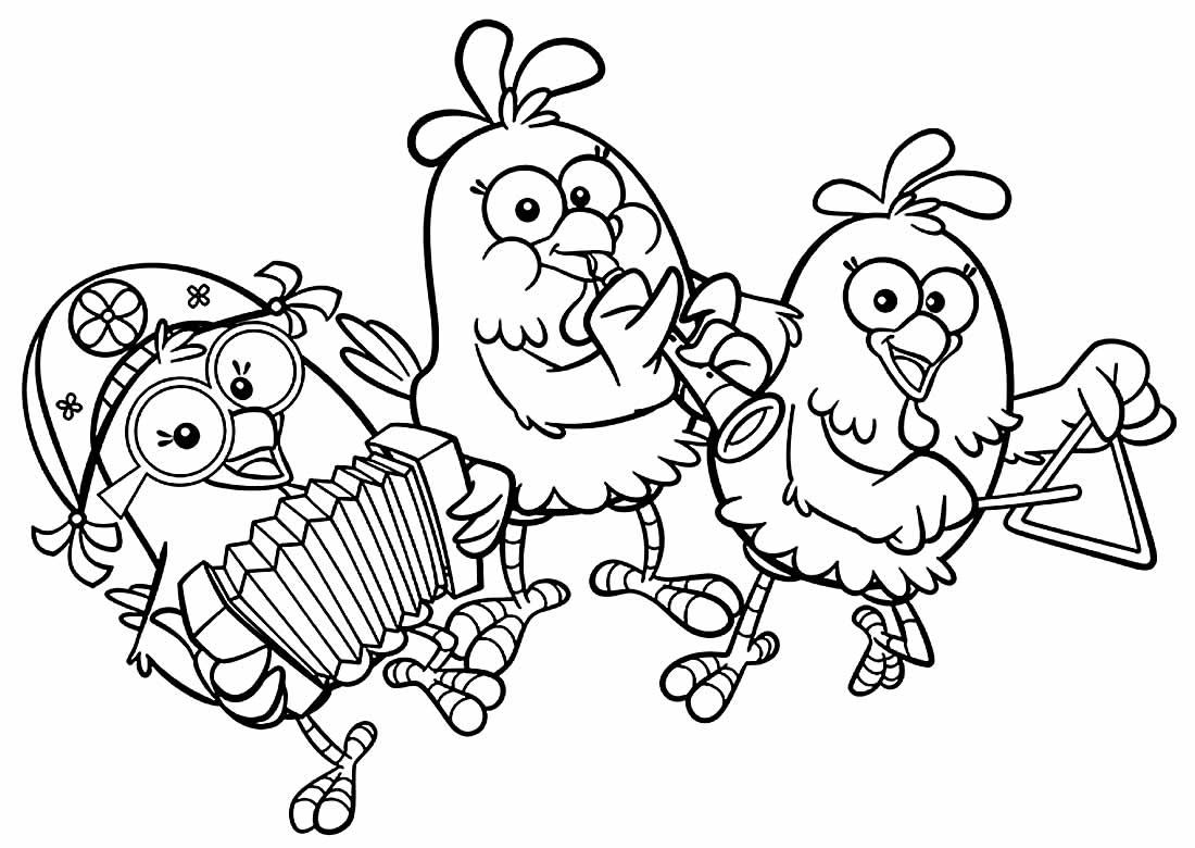 personagens galinha pintadinha para colorir