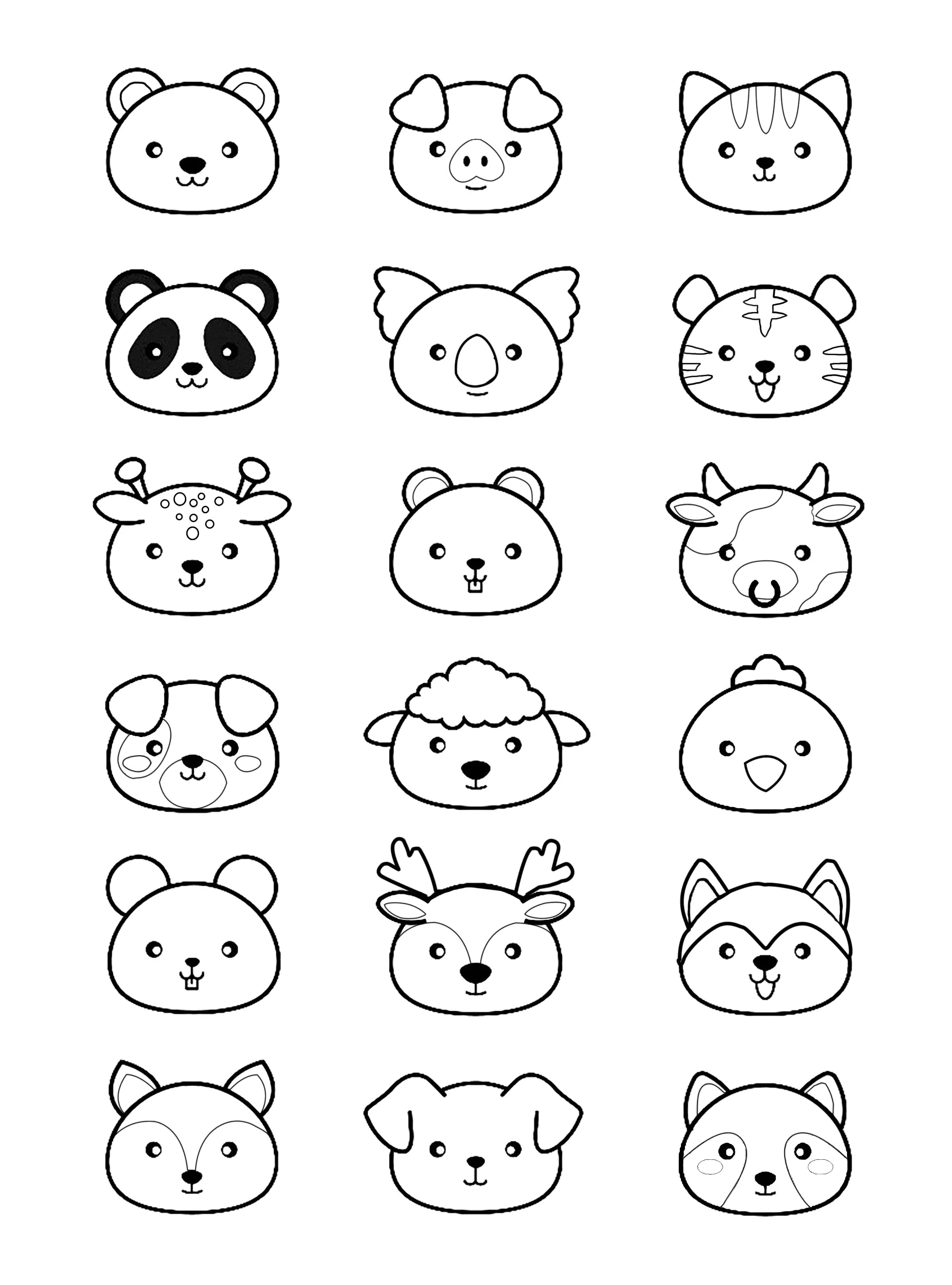 desenhos minimalistas para colorir