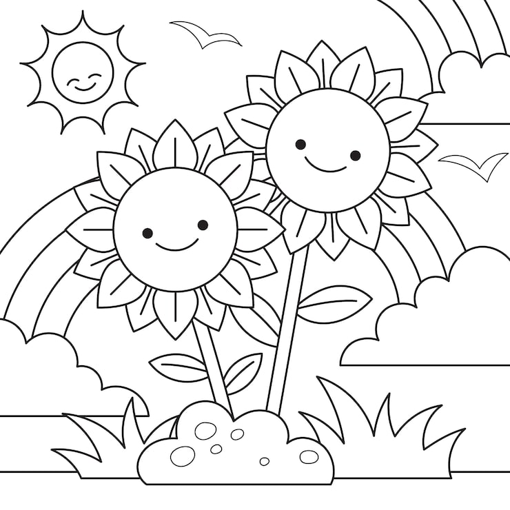 desenhos kawaii para colorir