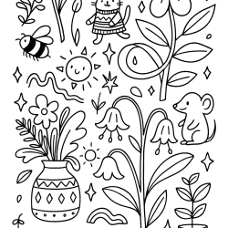 desenhos para colorir kawaii