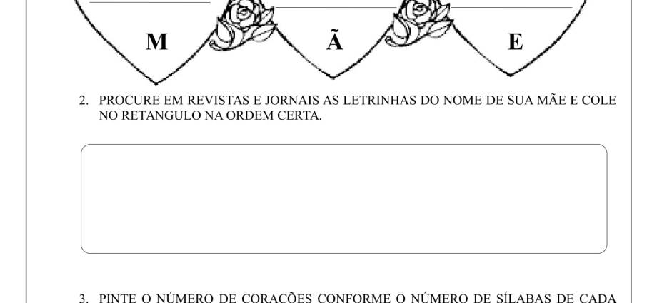 atividades dia das mães: escola vs. família