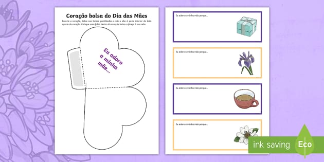 custo de atividades para o dia das mães