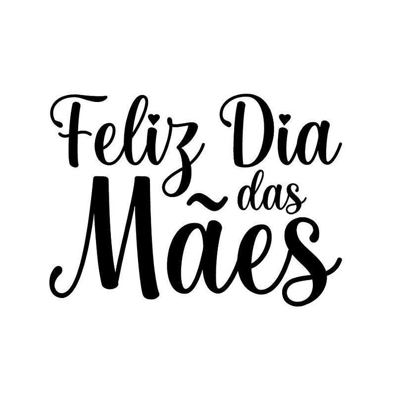 dia das mães lettering