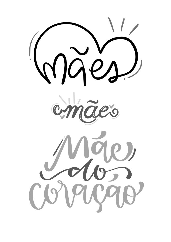 melhores fontes de lettering para dia das mães