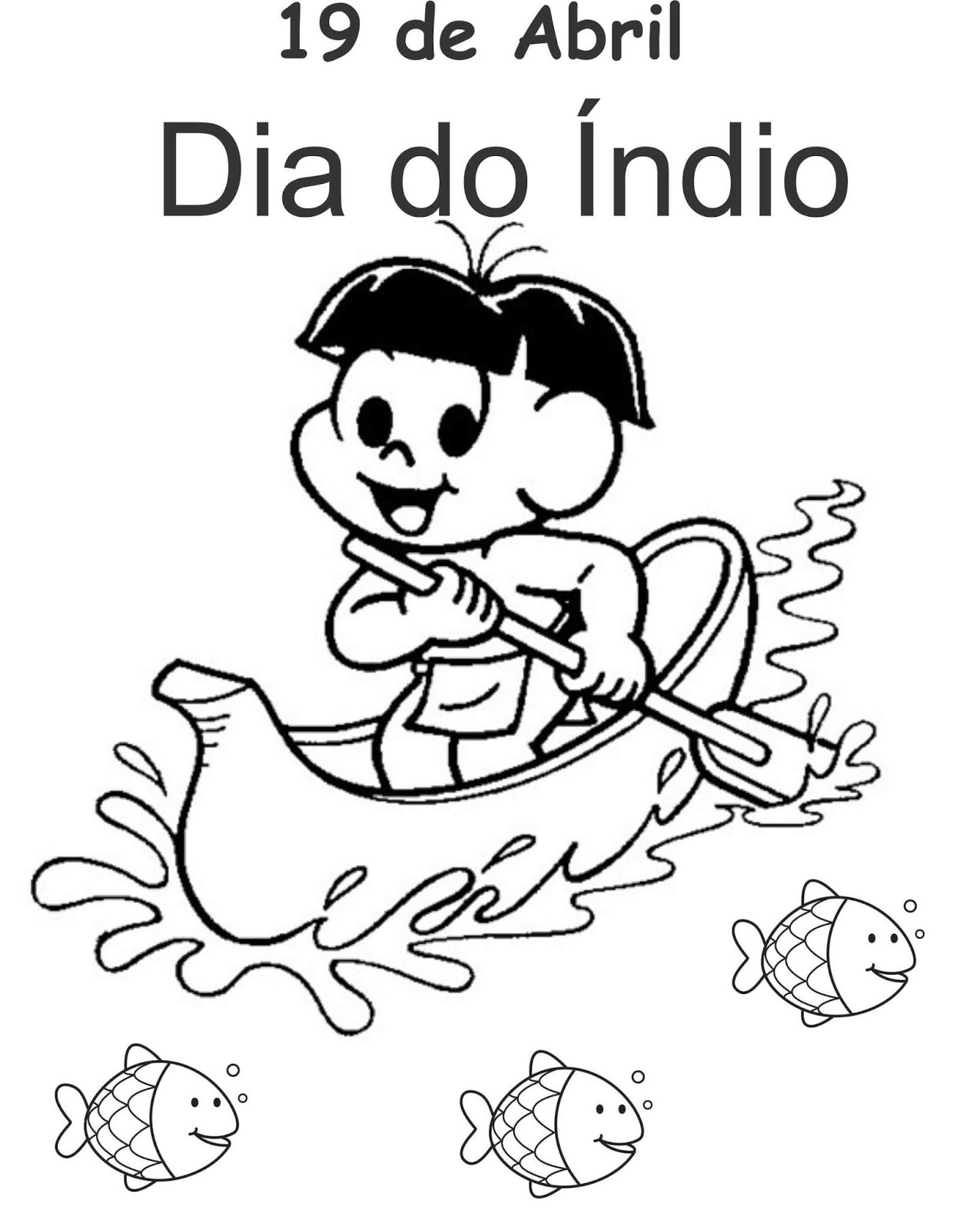 desenhos de indios para colorir e imprimir