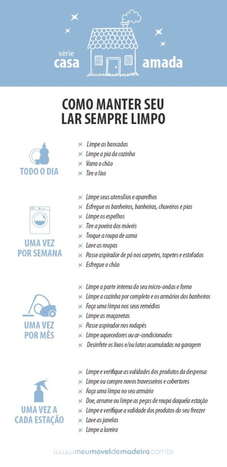 dicas de limpeza doméstica