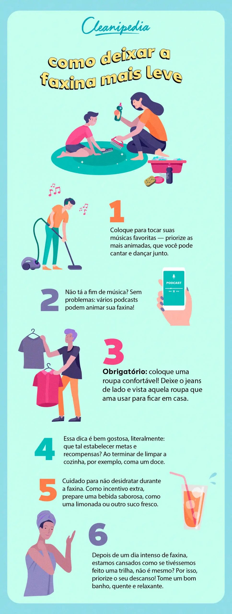 organização diária para casa