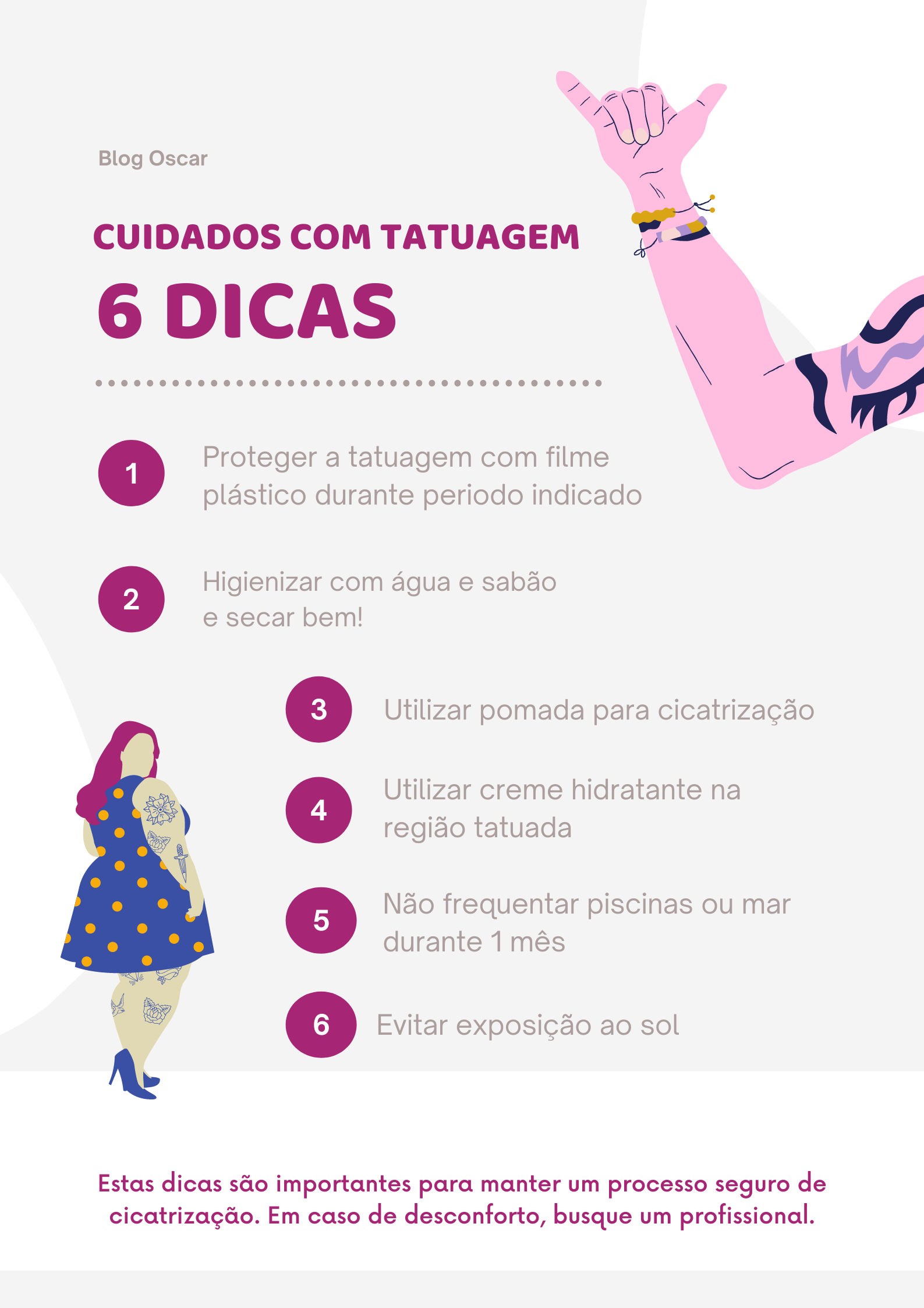 melhores dicas para cuidar tatuagem nova