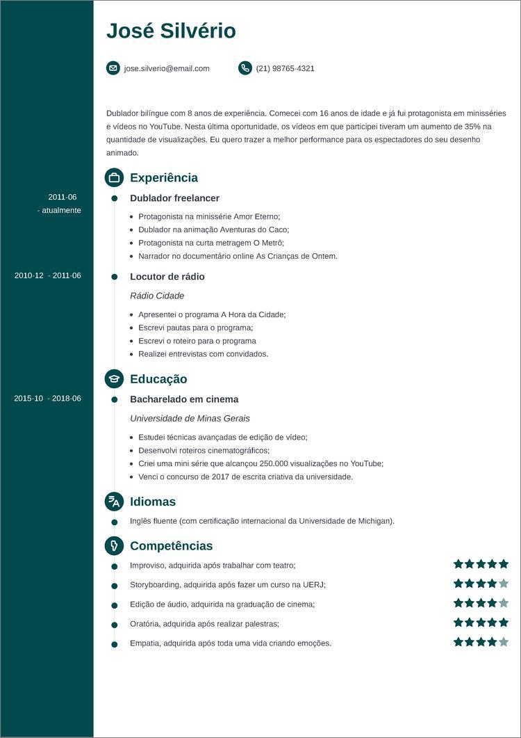 dicas para currículo em vídeo