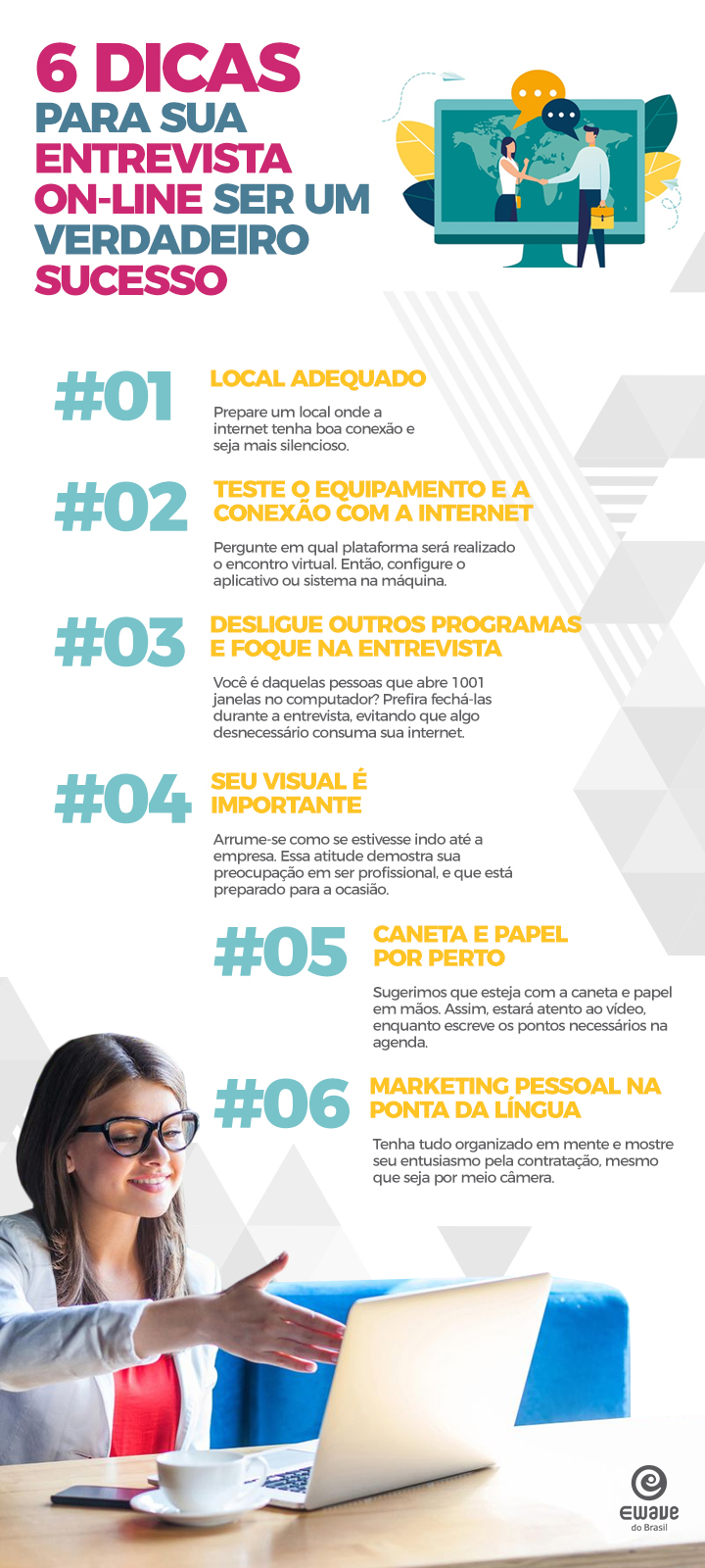 dicas para entrevista de emprego online