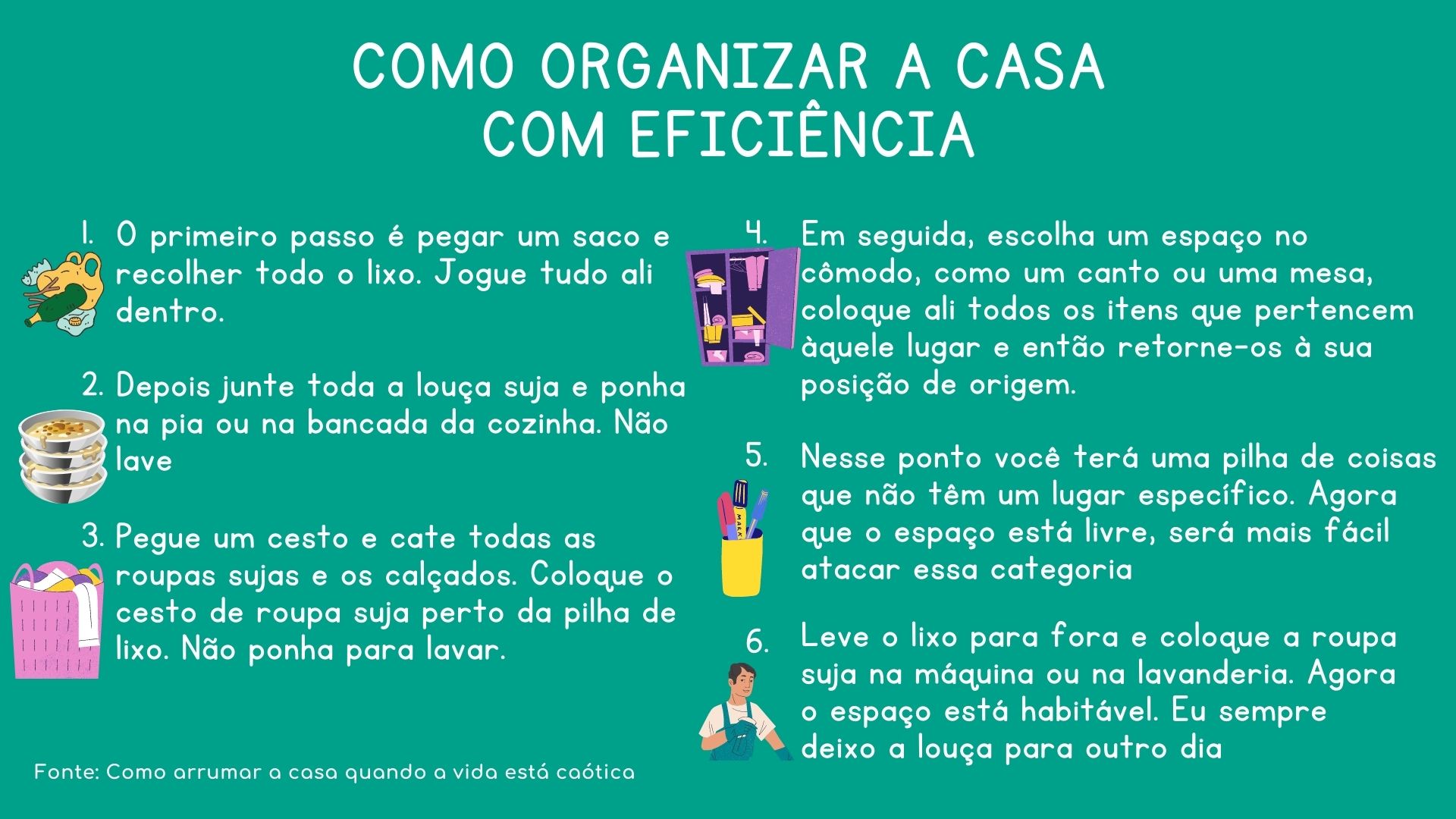 destralhe e consumo consciente para organização