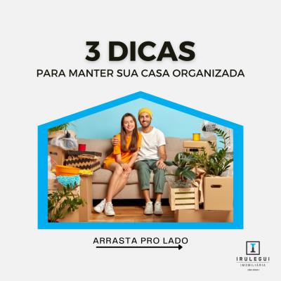 evitar acúmulo de bagunça em casa