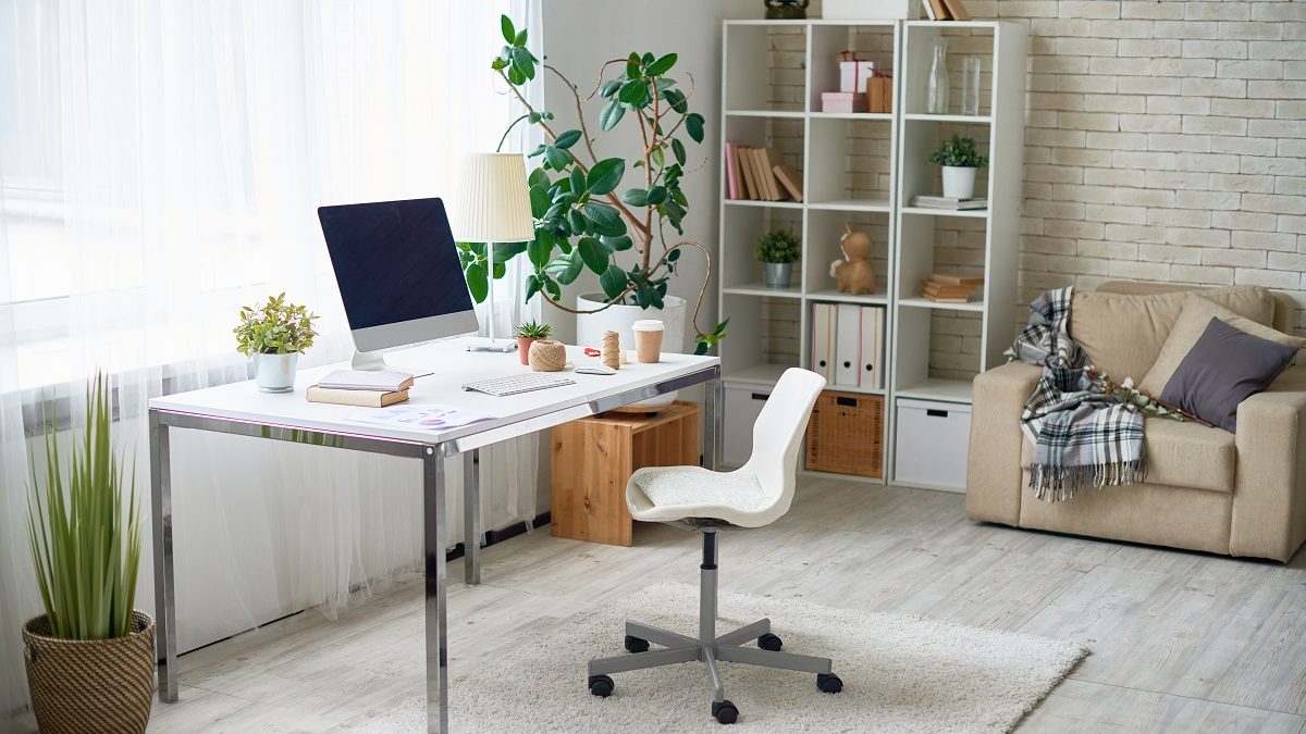 como organizar home office pequeno