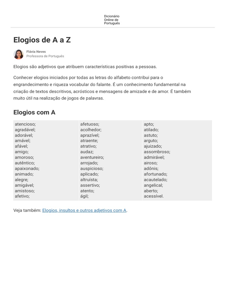 elogios com y para namorada