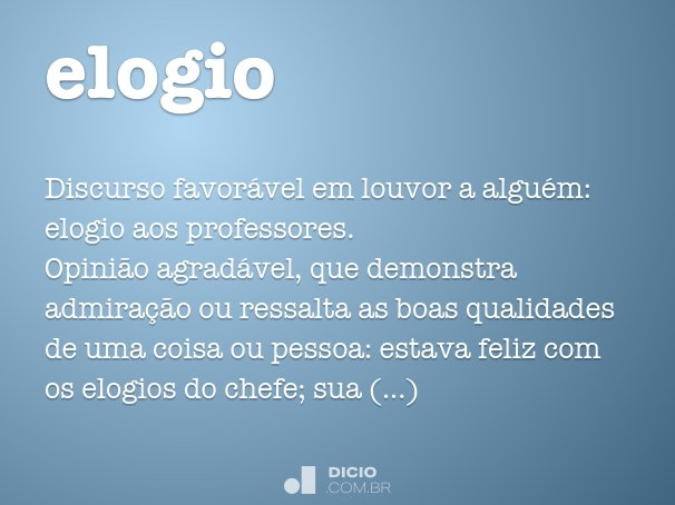 elogios com a letra b