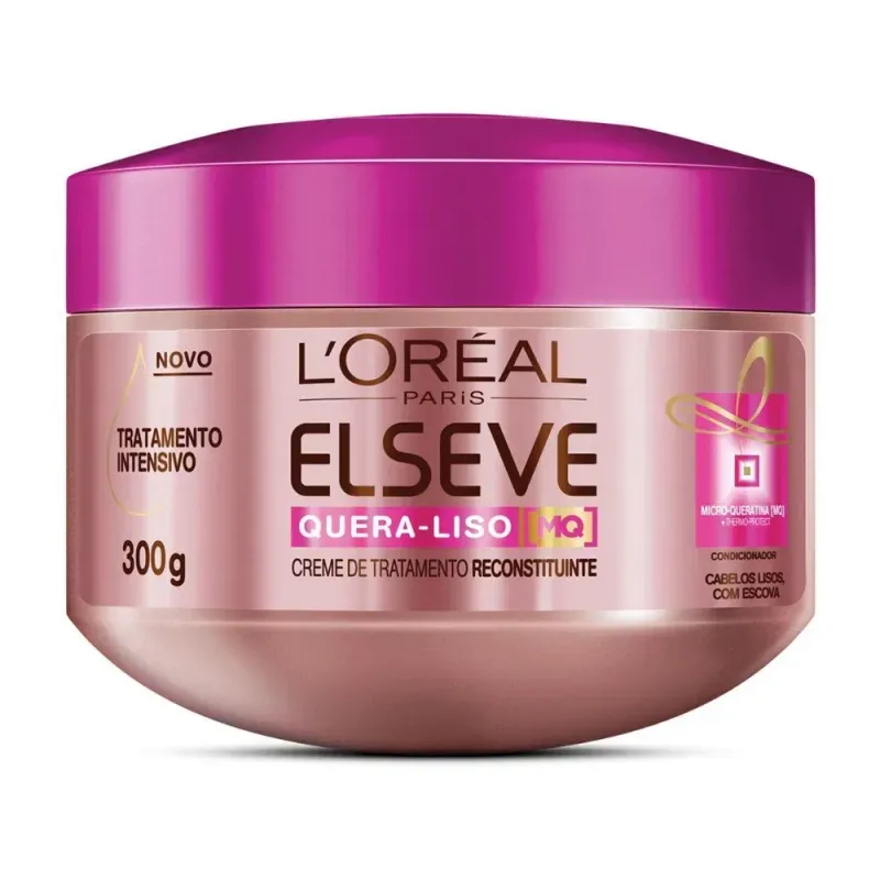 Elseve Quera Liso Cabelos Naturalmente Lisos