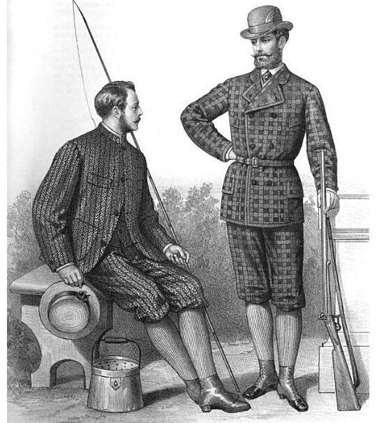 moda vitoriana feminina vs masculina