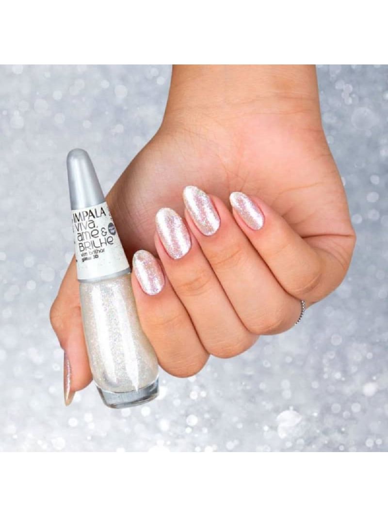 esmalte com glitter