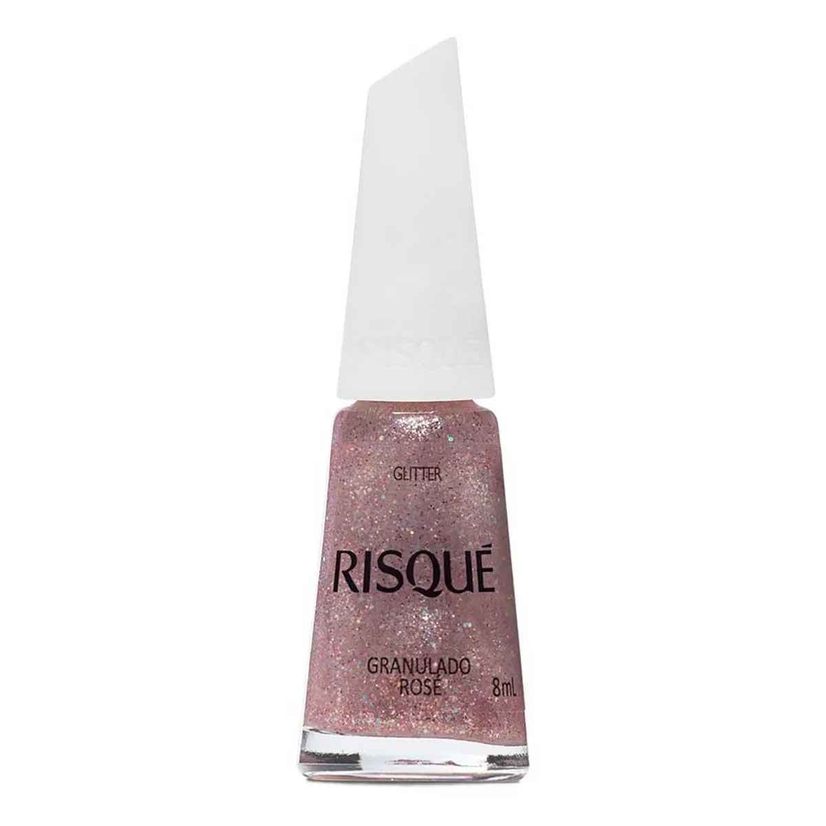 esmalte com glitter