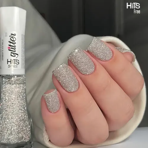 esmalte com glitter
