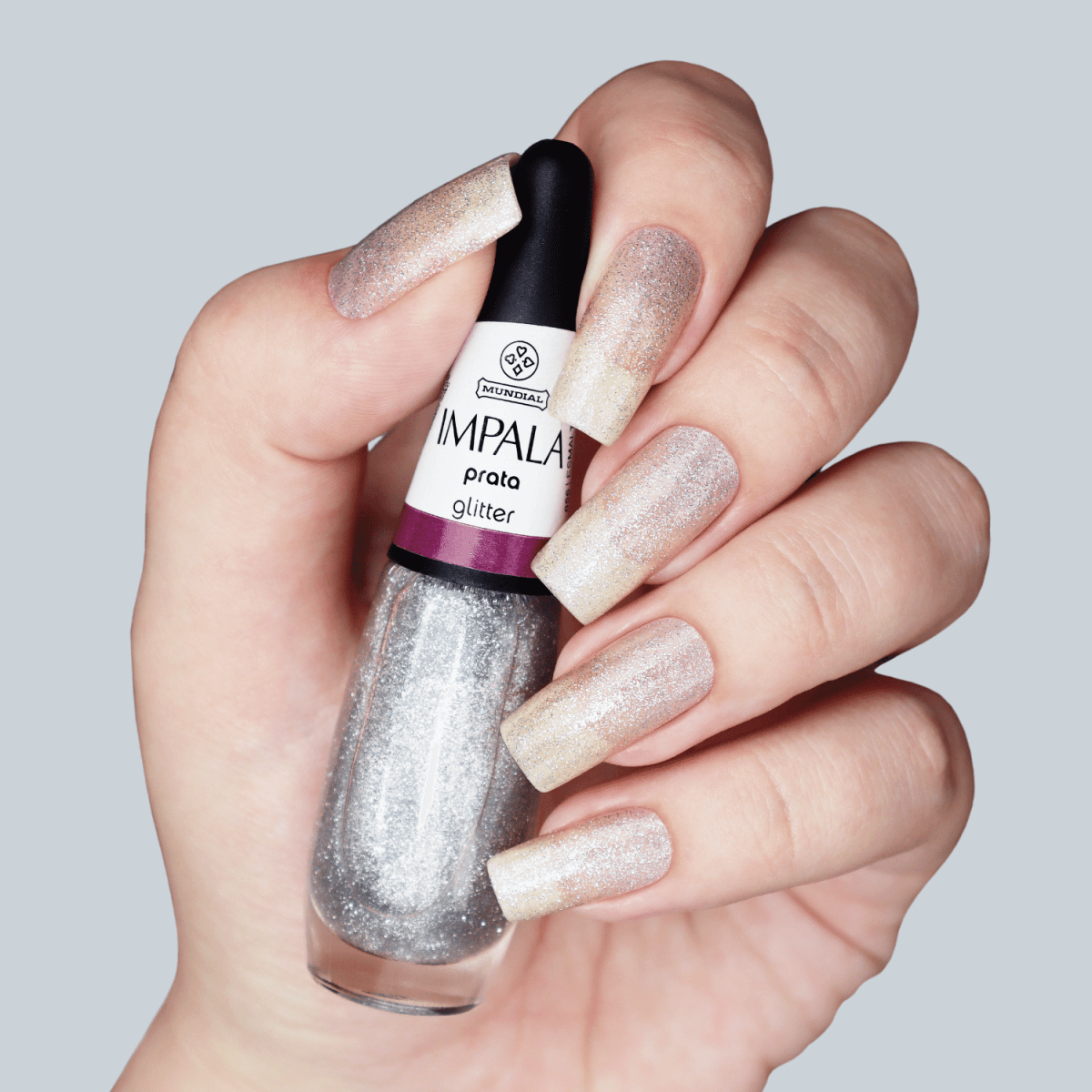 esmalte com glitter