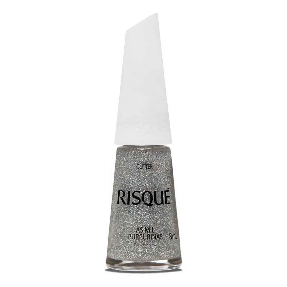 esmalte com glitter