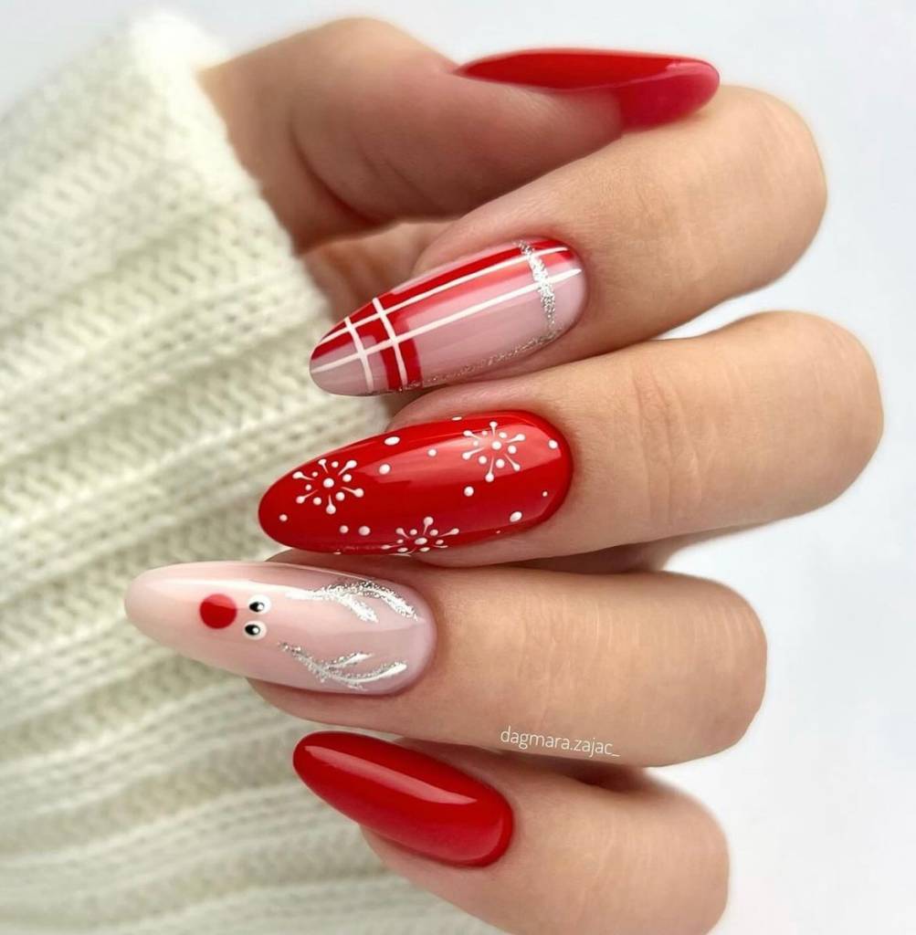 esmaltes baratos para unhas decoradas natal