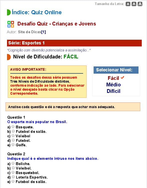 esportes com D para jogos de palavras