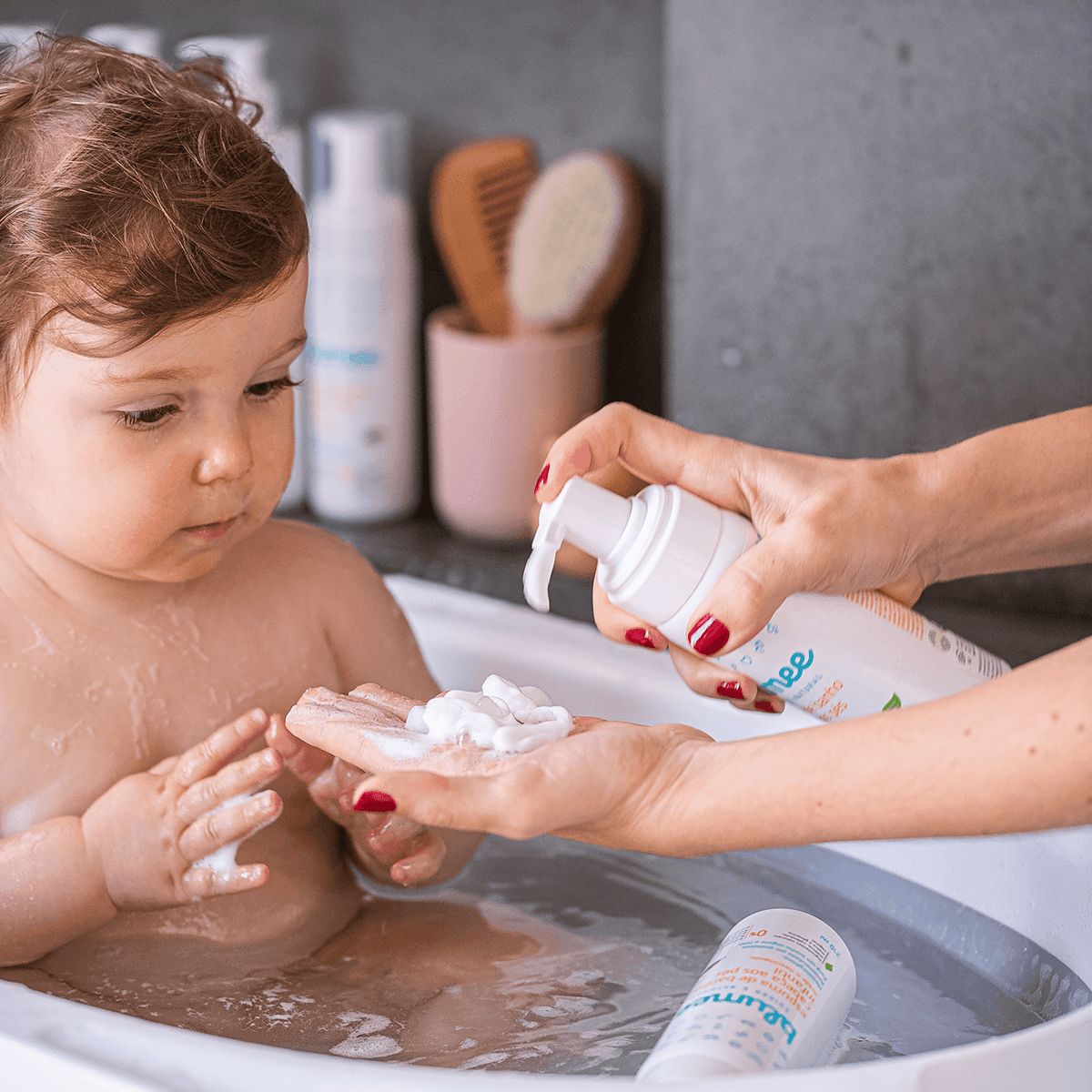 Espuma De Banho Para Bebe