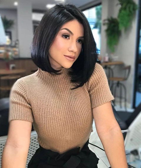 corte de cabelo feminino para rosto oval