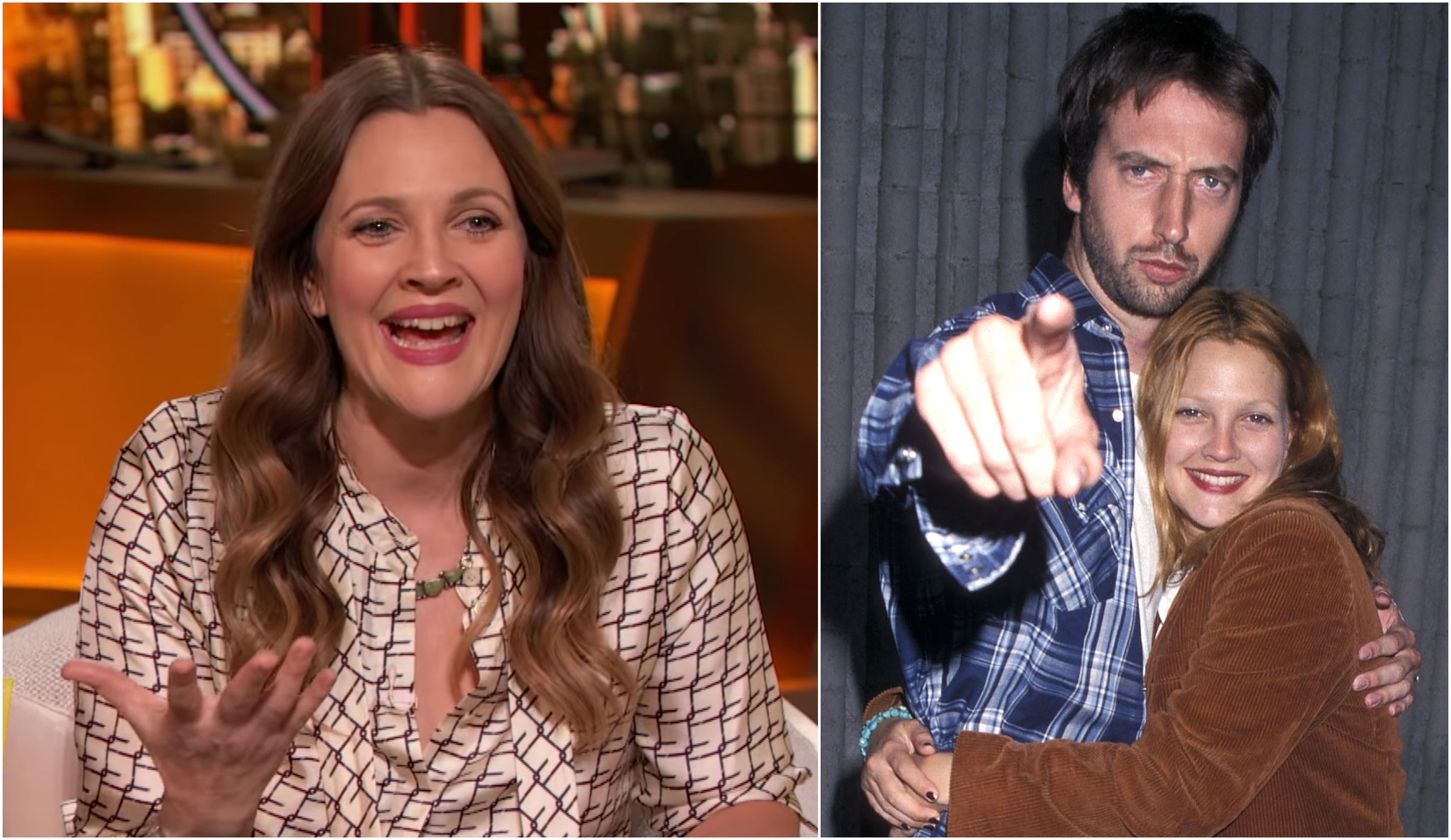 dinâmica de coparentalidade drew barrymore