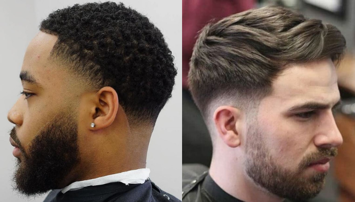 fade vs americano qual o melhor para cabelo liso