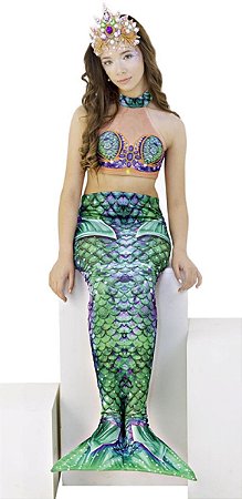 fantasia sereia glitter
