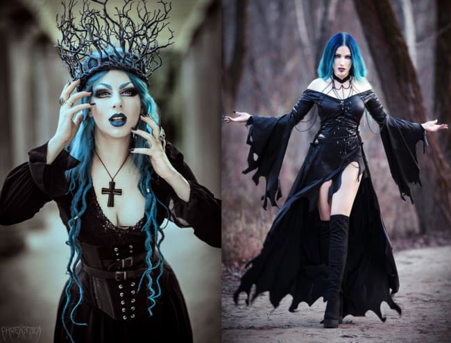 Fantasias de Halloween femininas luxo