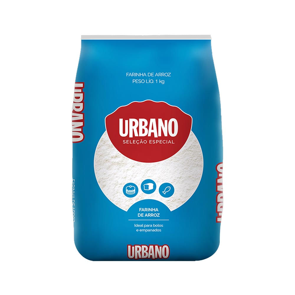 trocar farinha de trigo por farinha de arroz