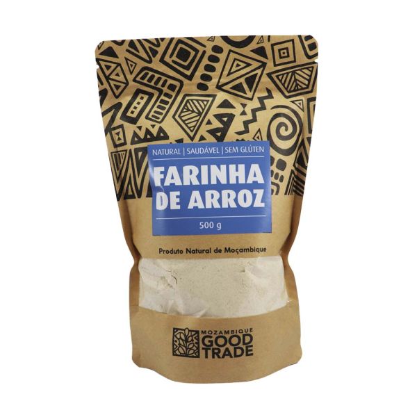 trocar farinha de trigo por farinha de arroz