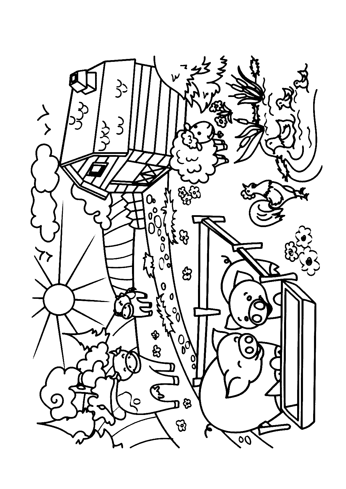 pintura de fazendinha infantil