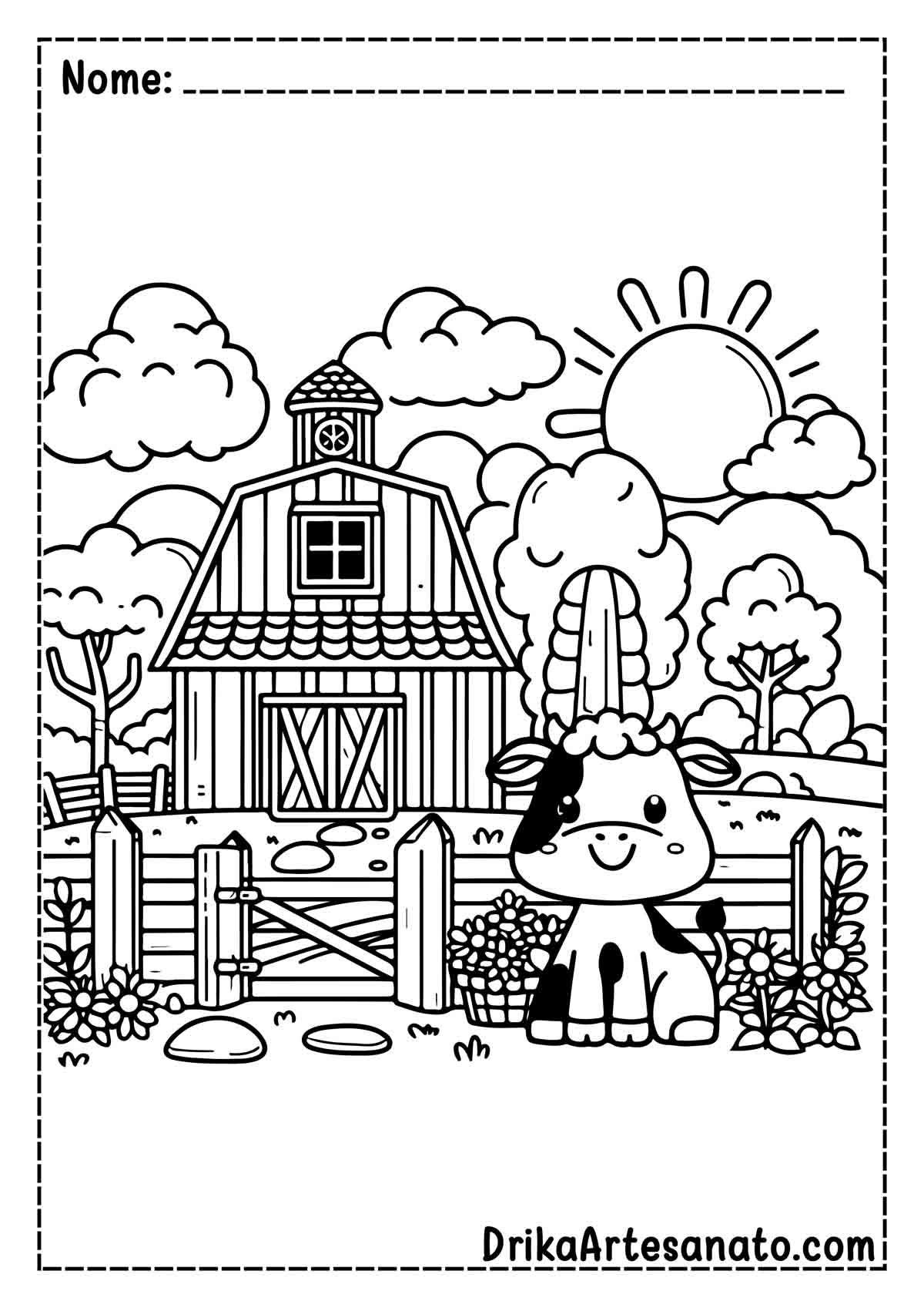 fazendinha para colorir online