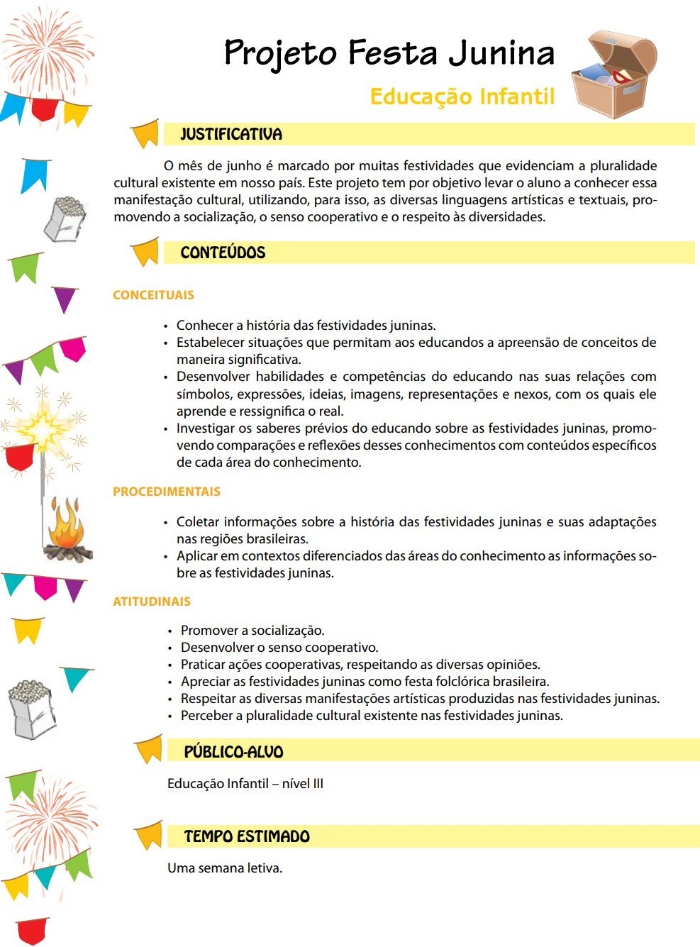 festa junina alfabetização
