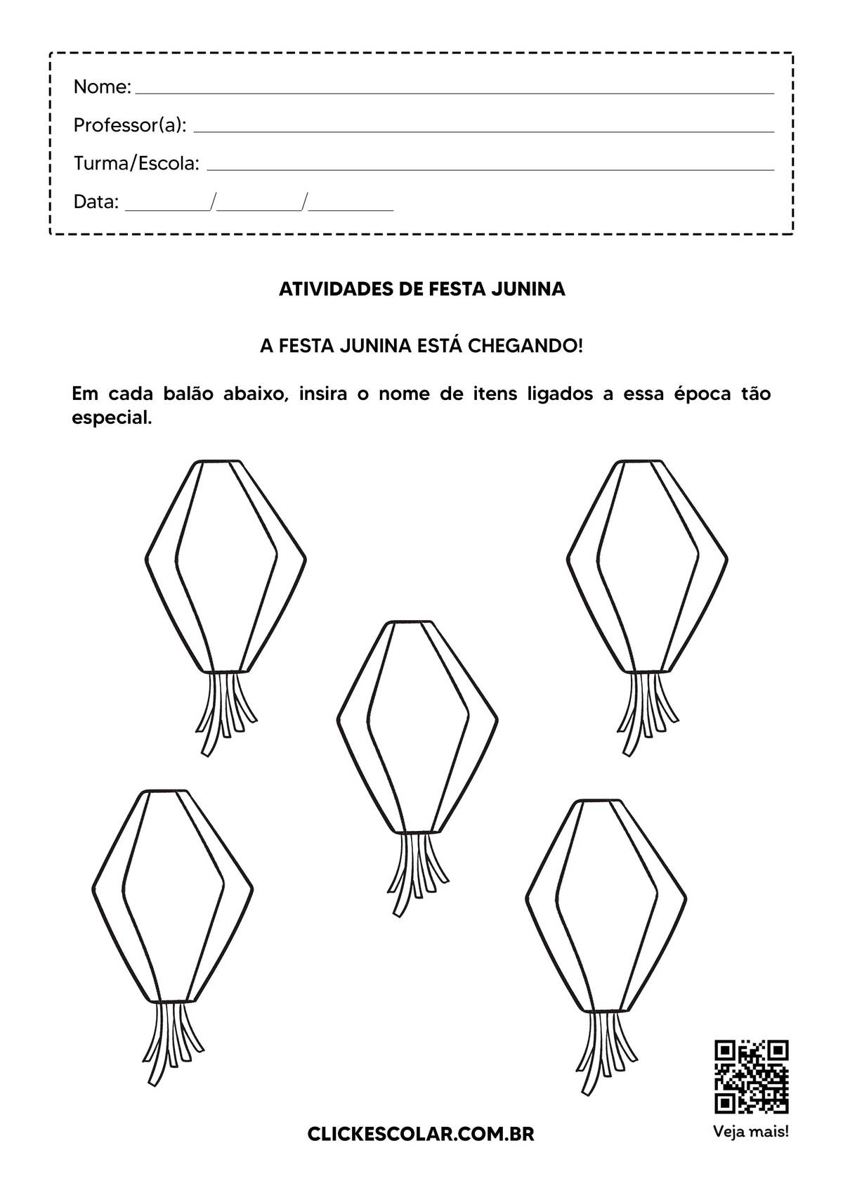 como usar a festa junina para ensinar o alfabeto