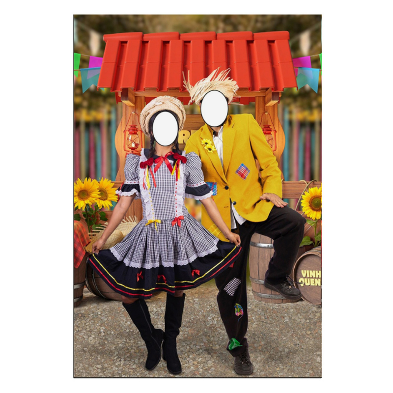 decoração de mesa festa junina para casal