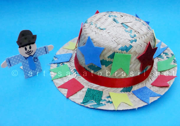 quanto custa um chapéu de festa junina personalizado?