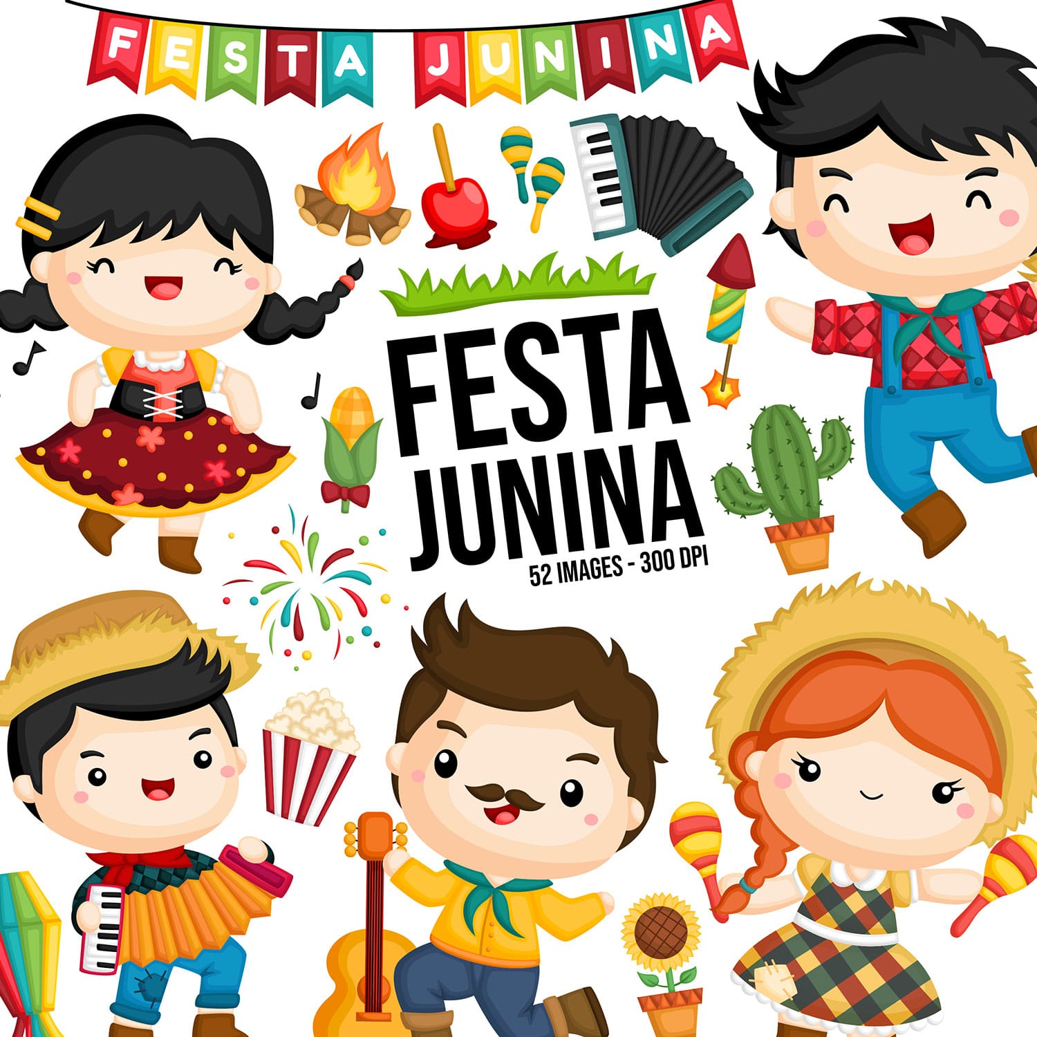 pngtree vs freepik para festa junina