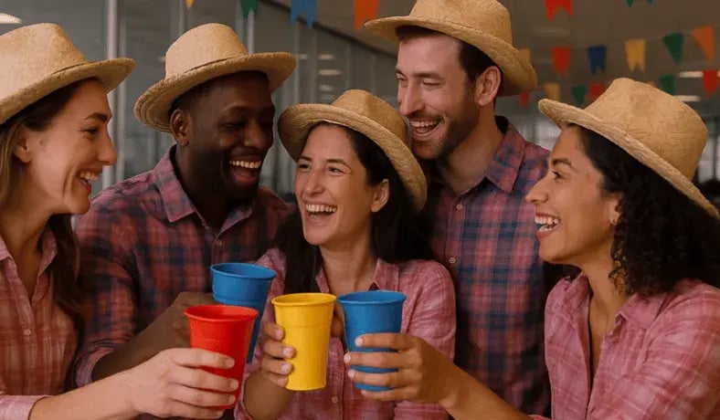 ideias de decoração festa junina para empresa