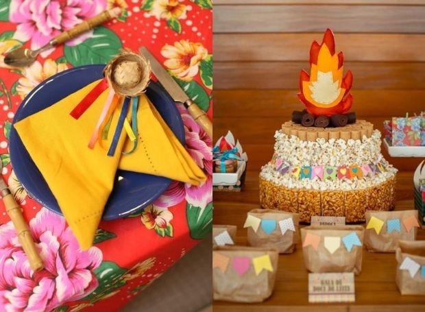 festa junina vs quermesse imagens comparativas