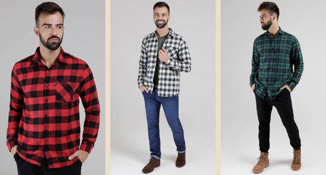 camisa xadrez vs camisa estampada para festa junina
