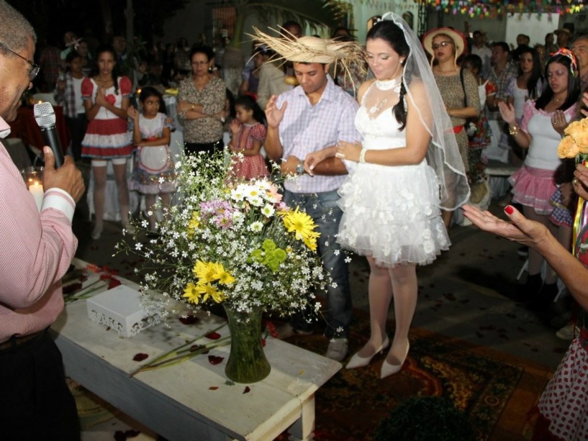 festa junina noiva