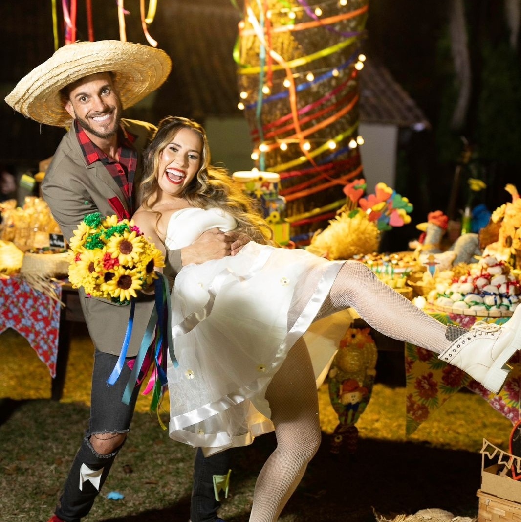 festa junina noiva