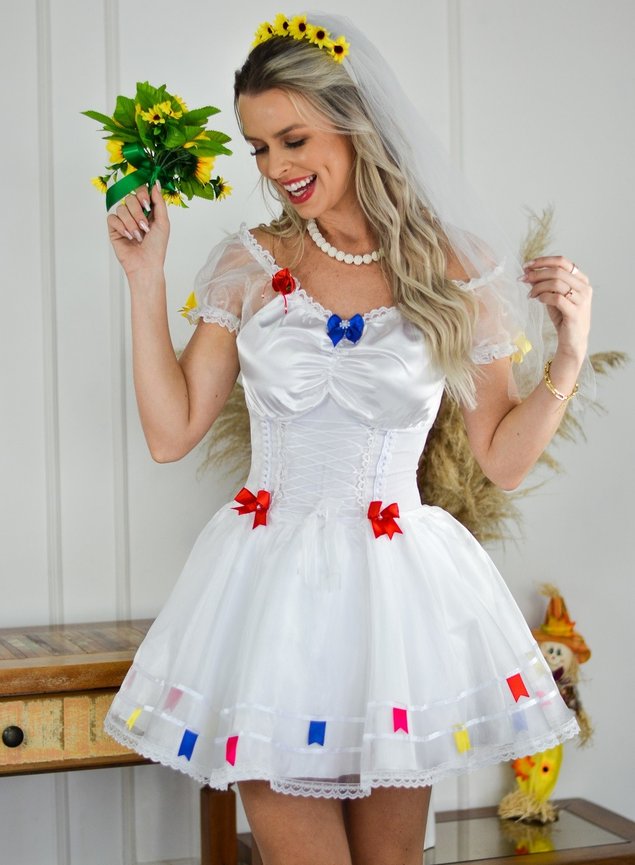 festa junina noiva caipira