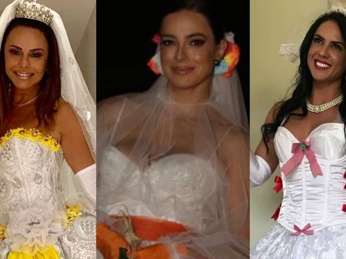ideias de vestido noiva caipira para festa junina